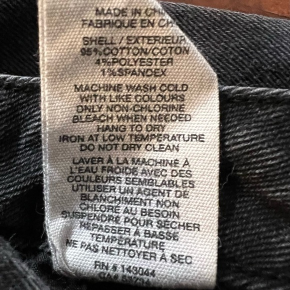 ANTHROPOLOGIE Avec Les Filles Denim High Rise Jeans Distressed Cropped Size 27 - Picture 10 of 11